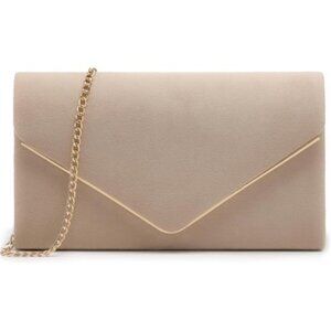 Women Faux Suede Evening Clutch Bags Formal Party Clutches Wedding Purses